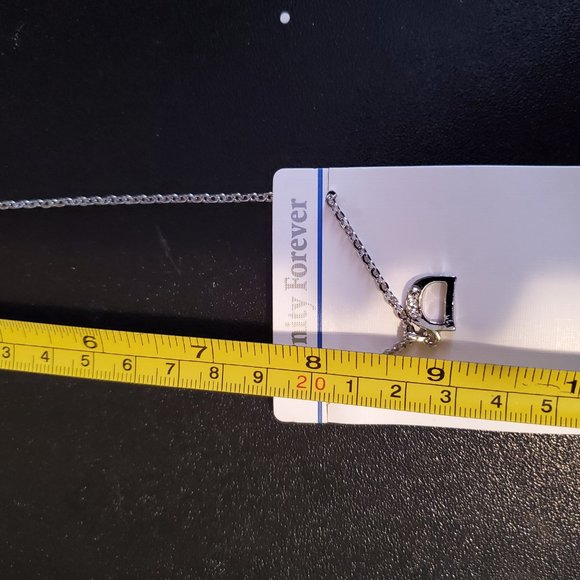 Eternity Forever 18K RGP Chain Necklace D Shape - Picture 2 of 2